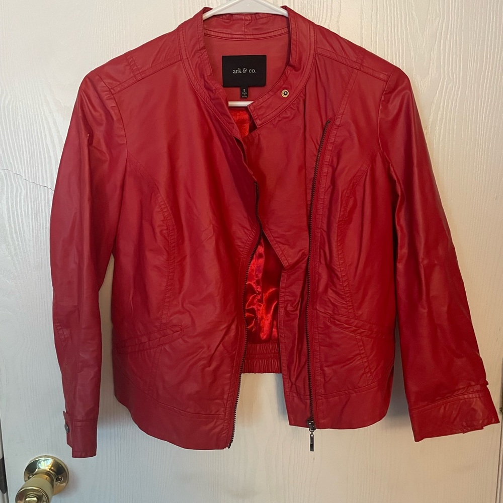 Red Ark & Co. Small Fake Leather Jacket